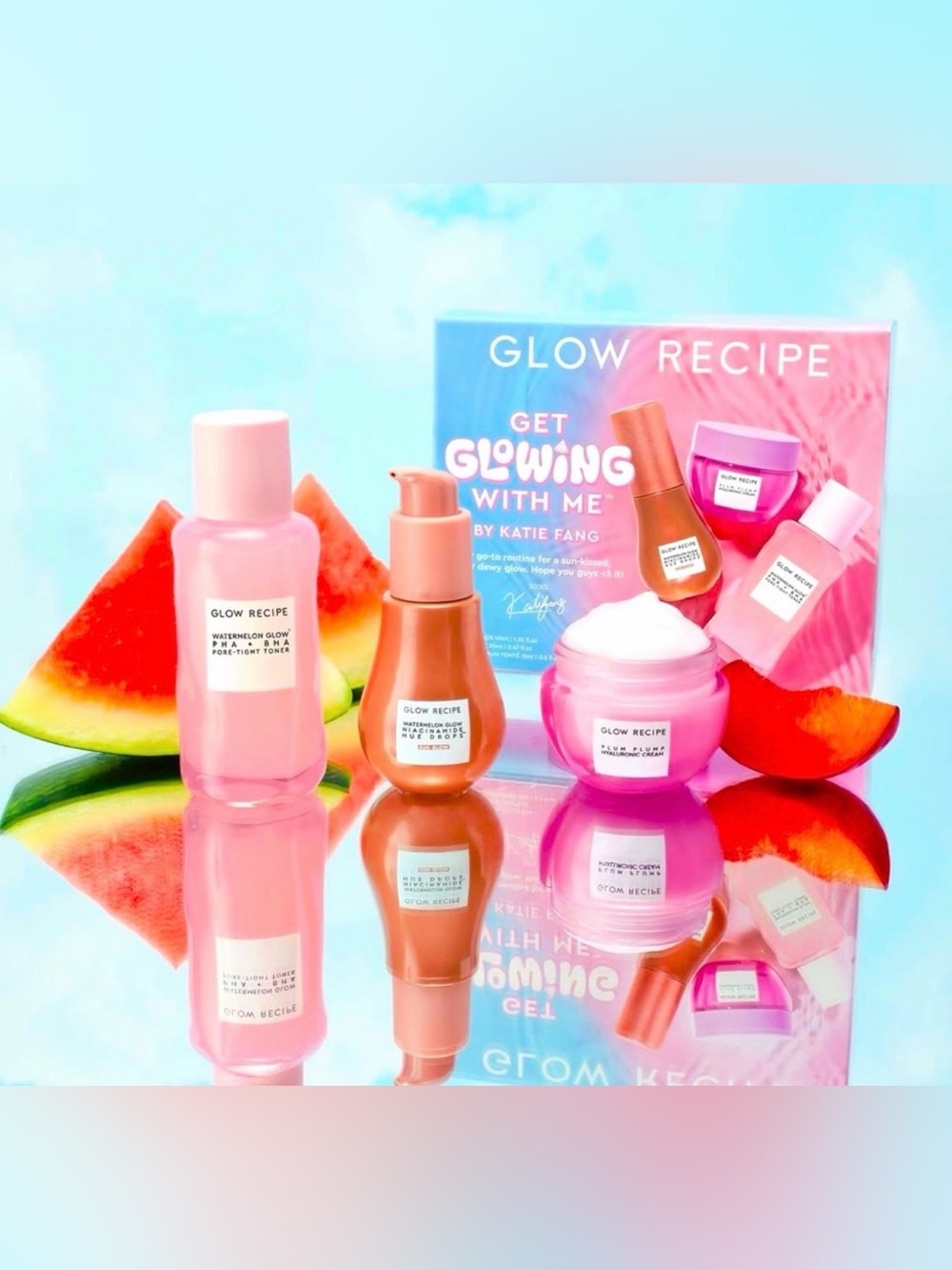 New Tik Tok Glow Recipe Get Glowing with Me by Katie Fang Set - Picture 2 of 4